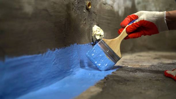 Commercial Waterproofing project at a Jonesboro, GA business property by SJ Waterproofing Pros